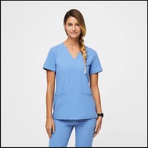 Womens figs scrub top